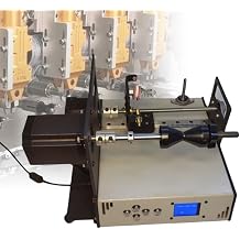 PreAsion 110V Automatic Coil Copper Wire Winding Machine CNC Coil Micro Cable Winder with Memory Function Step-servo Motor for 0.04-1.2mm Wire Integrated Copper Winder Tool