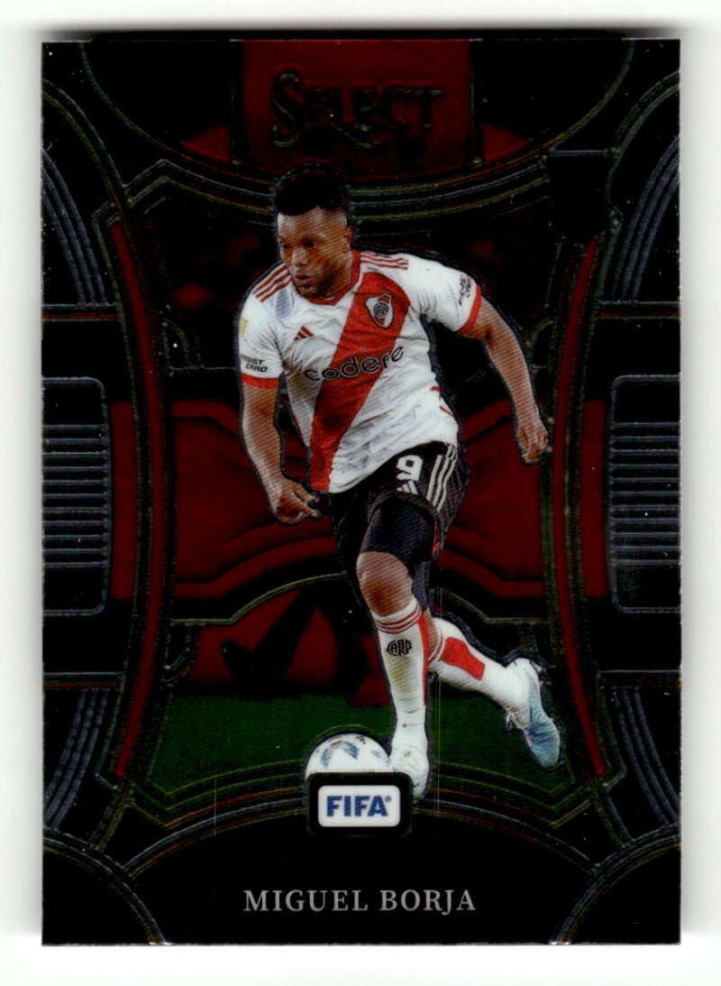 2023-24 Panini Select FIFA #161 Miguel Borja Mezzanine River Plate Soccer Futbol Base Tra…