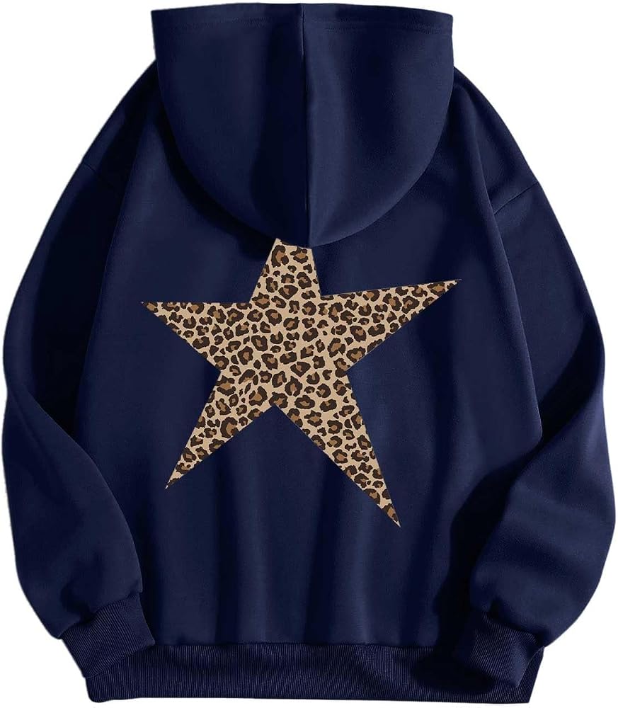 felpa con cappuccio elegante donna felpa con cappuccio donna moda casual lettera stampa floreale manica lunga girocollo coulisse felpa con cappuccio donna felpa con cappuccio, Nero , XXL