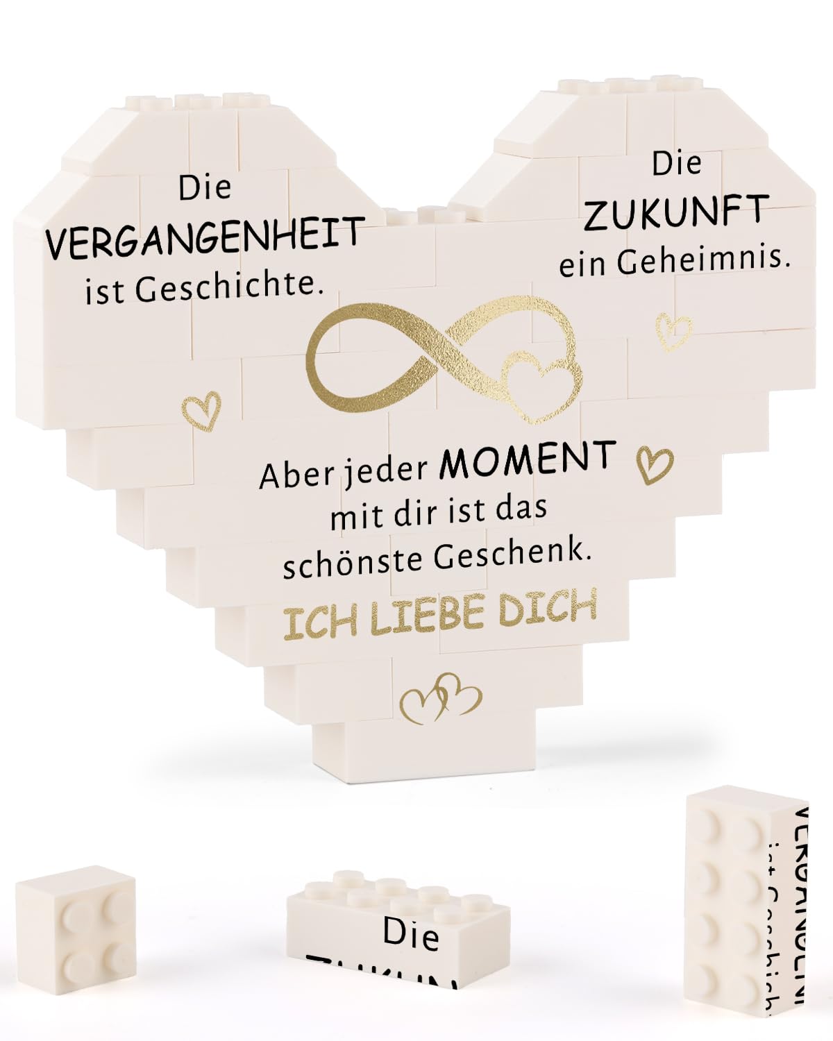 Blumuze Jahrestag Geschenke für Ihn Sie,Herzförmige Deko Ich Liebe Dich Geschenk für Ihn Sie, Valentinstagsgeschenk für Partner Frauen Männer Hochzeitstag Valentinstag Liebes Geschenk