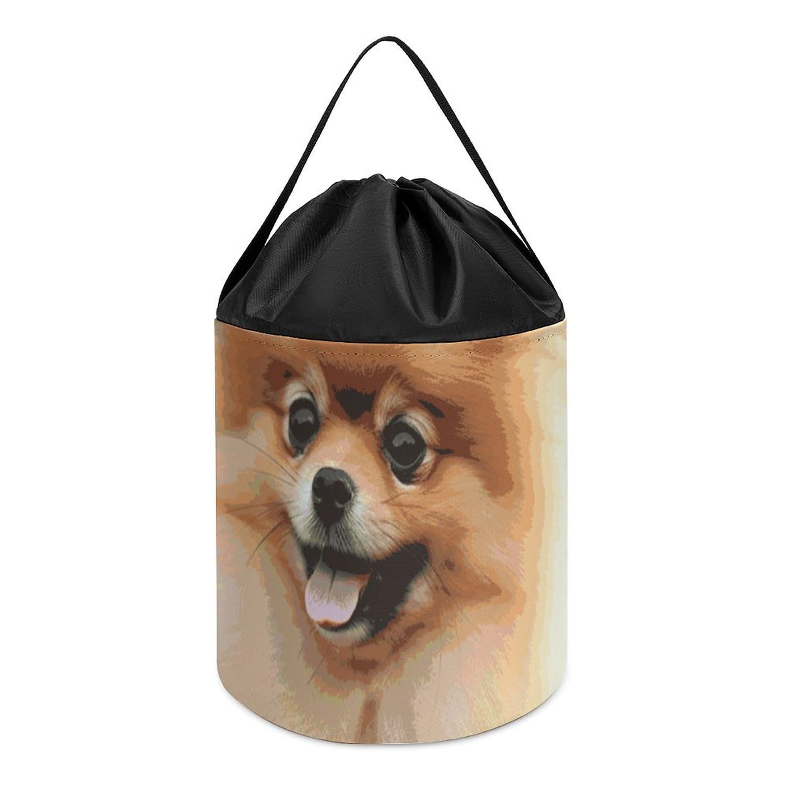 Sac de rangement pour jouets de chien Poméranie et blocs de construction réutilisable