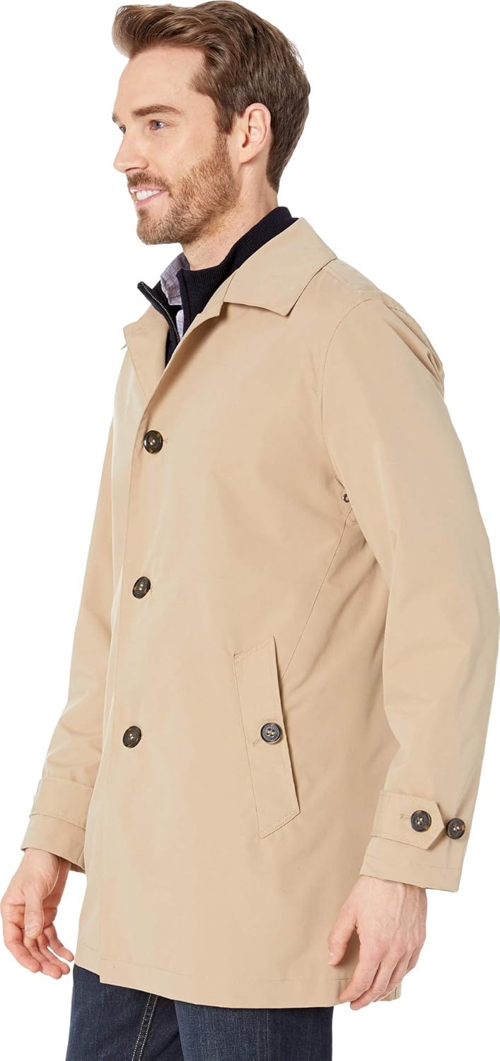 Cole Haan Men's Classic Stand Collar Rain Jacket - Image 3