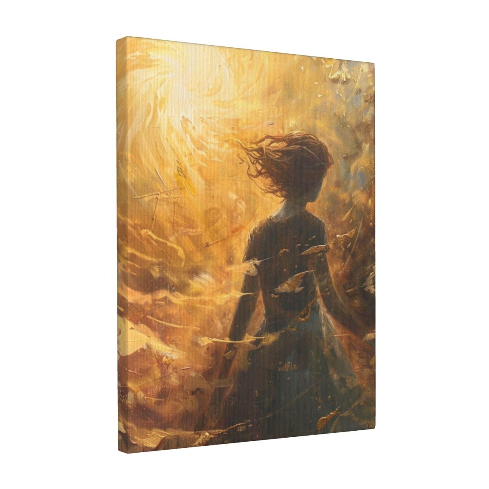 VisualVerve Golden Hour, Fleeting BeautySpace Poster Set Glow In The Dark For Kids Room One Size