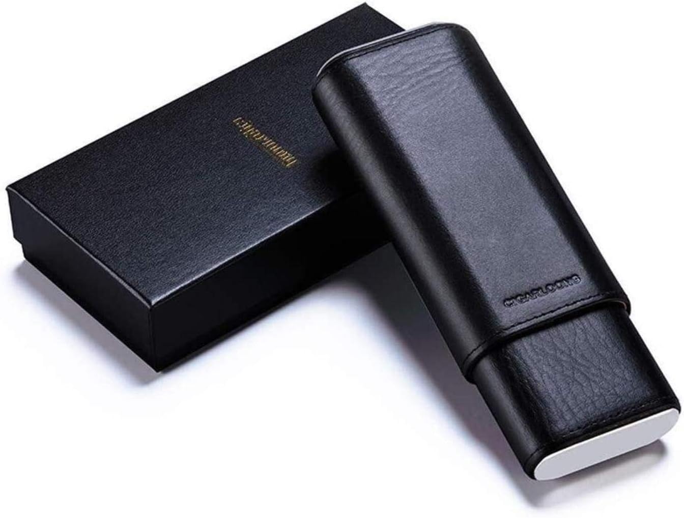 Cigarette Case Leather Travel Portable Cigar Humidor Cigar Box Decorative Box