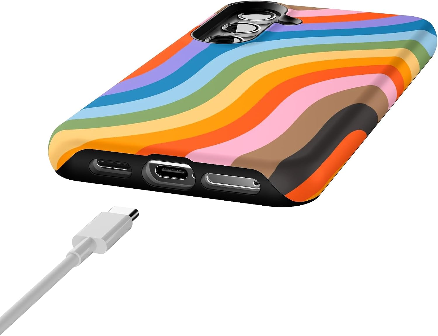 Casely Galaxy S24 Case | Love for All | Rainbow Pride | Essential Slim Dual-Layer Protective Design