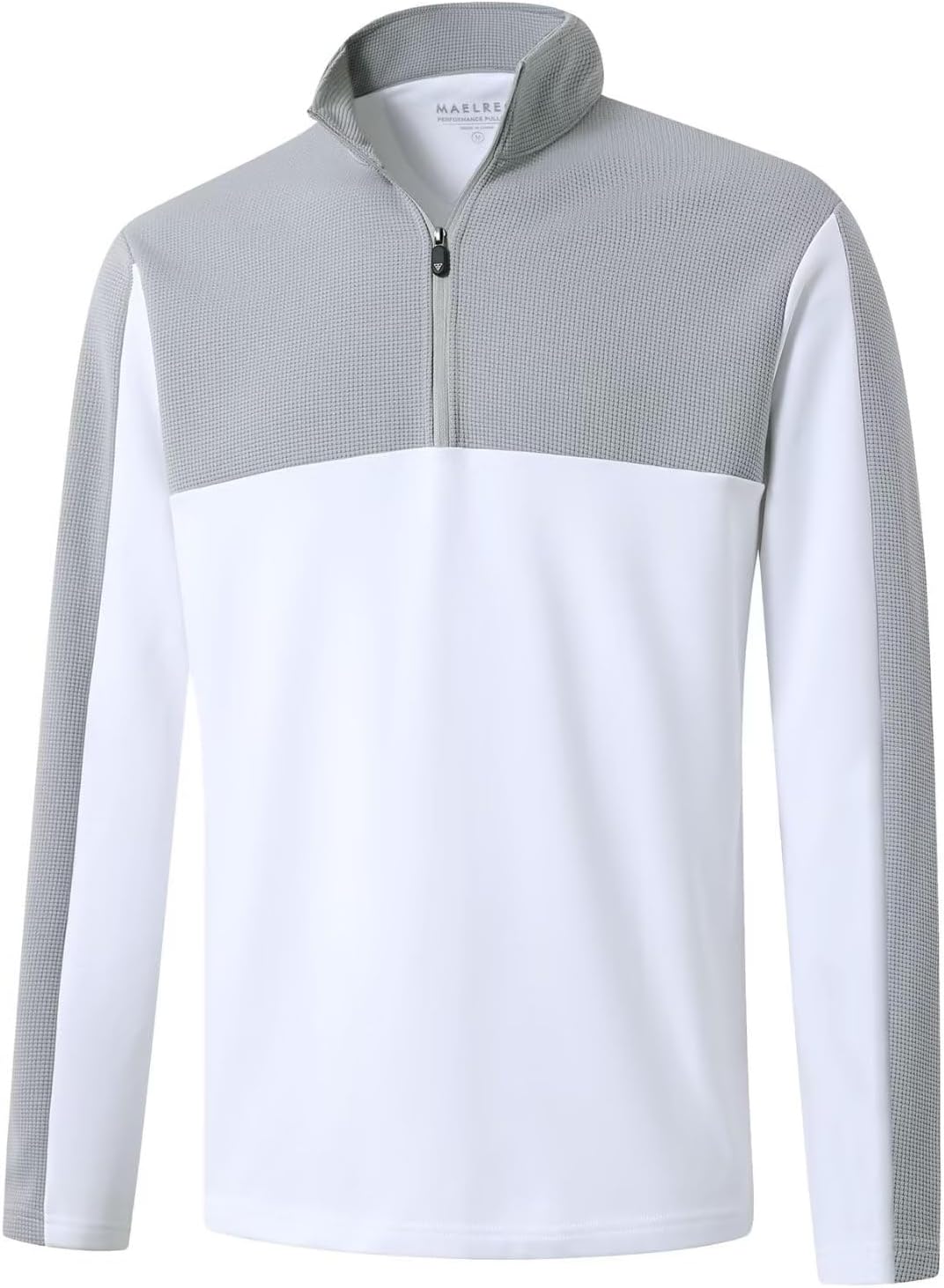 M MAELREG Quarter Zip Pullover Men Dry Fit Performance Wicking Mock Neck Fleece Golf 1/4 Zip Pullover Mens Sweatshirt