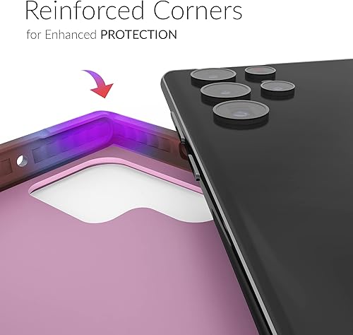 Miniatura 5 de Crave Slim Guard Para Galaxy S22 Ultra Caso, A Prueba De Golpes Para Samsung Galaxy S22 Ultra (6.8 Pulgadas) - Lila
