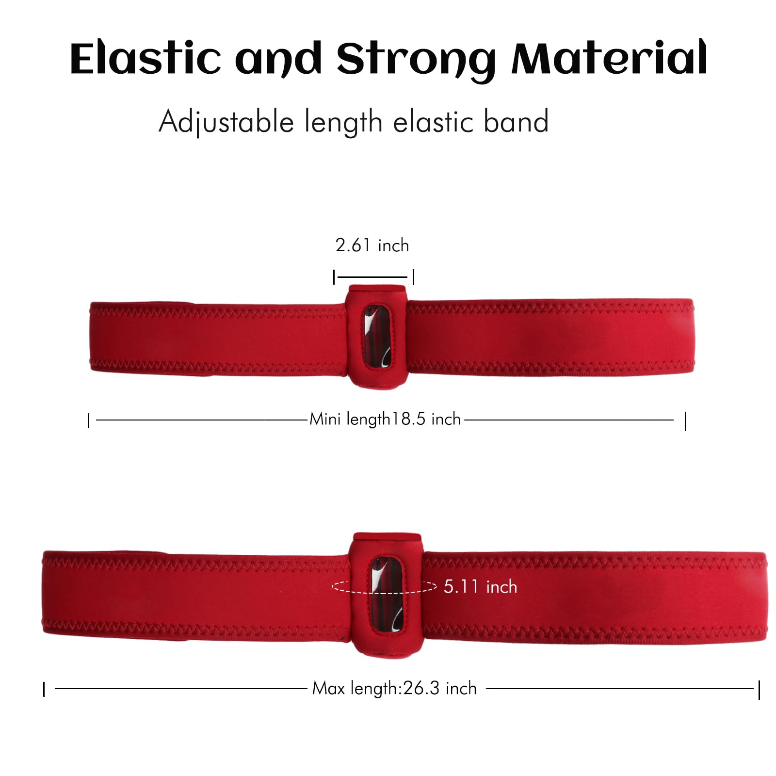 Sex Toy Restraint Leg Straps, Vibrator Elasticity Constrained Forced Strap for Women Hands-Free Play, Adjustable Bondage Leg Straps, Elasticity Constrained Forced Strap for a Variety of Vibrators