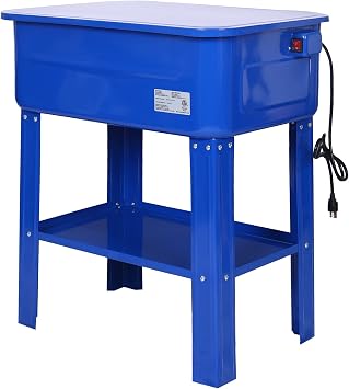 Parts Washer, 20 Gallon Portable Automotive Parts Cleaner with 110v Pump, Electric Solvent Pump Automotive Parts Washer Cleaner for Wheel Bearings, Gears, and carburetors