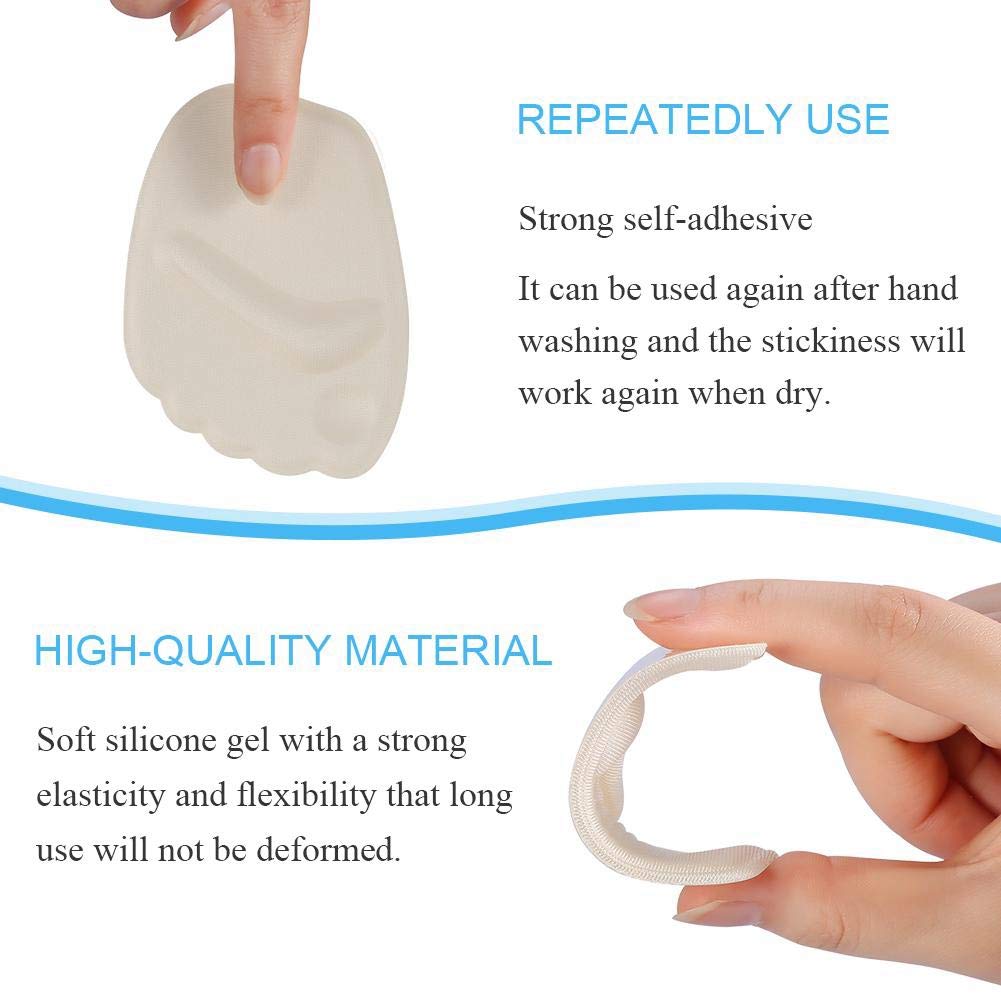 Cuscinetti per Piedi Antiscivolo Cuscini per Piedi con Tacco Alto, Cuscinetti in Gel per Piedi Cuscini per Piede Donna, Cuscino per Donna, Cuscinetti per Tallone
