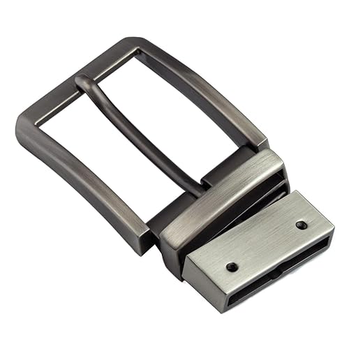 DJCAIZYY 1 3/8"(35mm)-1.5"(40mm) Belt Buckle Replacement Buckle Reversible Classic Business Buckle
