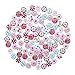 Produktbild Ukainiemai 100 PCS Knopf Bruch Zwei Loch knopf blumenpunkt hölzerne Knöpfe Kinder kleidet Dekoration knopf Kinder DIY15mm hölzernes Loch Zwei Knopf 1 (Color1)