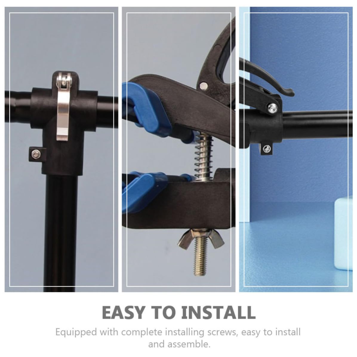 Soporte Colgante para Bicicletas de Pared, Negro, Tornillos