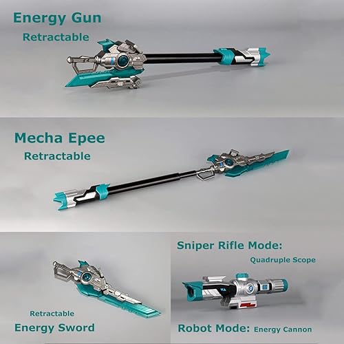 Miniatura 3 de NBK Juguete deformante Rey de Francotirador, figura de acción de gran tamaño, modelo de robot, regalo original deformado para niños y adultos