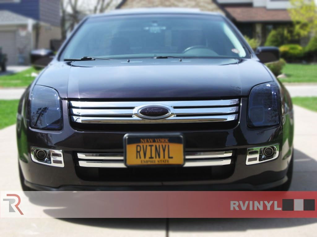 Rvinyl Headlight Tint Covers Compatible with Ford Fusion 2006-2009 - Installation Kit
