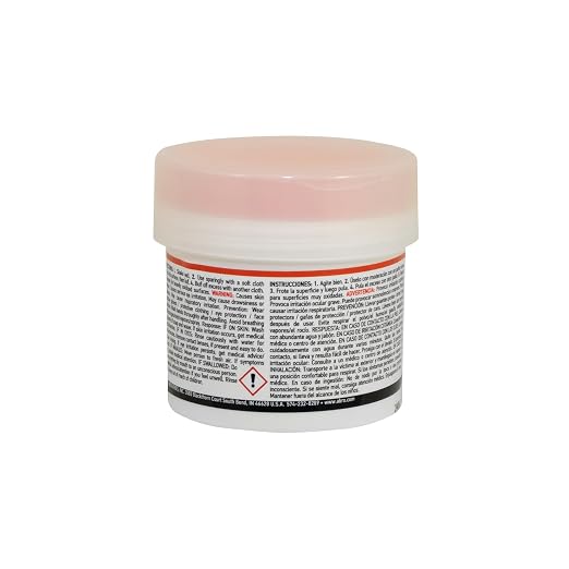 ABRO Pasta Pulidora de Metal 5 oz con Esponja miniatura 4