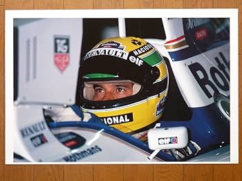 【アイルトン・セナ】 1994年モナコグランプリ 額装ポスター 幻の1994年F1モナコGP予告ポスター(アイルトンセナ)