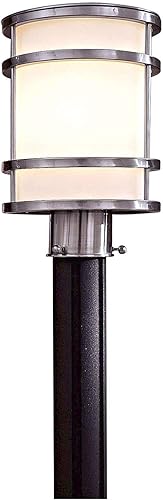 Minka Lavery Luces de poste para exteriores 9806-143 accesorio de iluminación exterior de vista de la bahía 75 vatios bronce aceitado