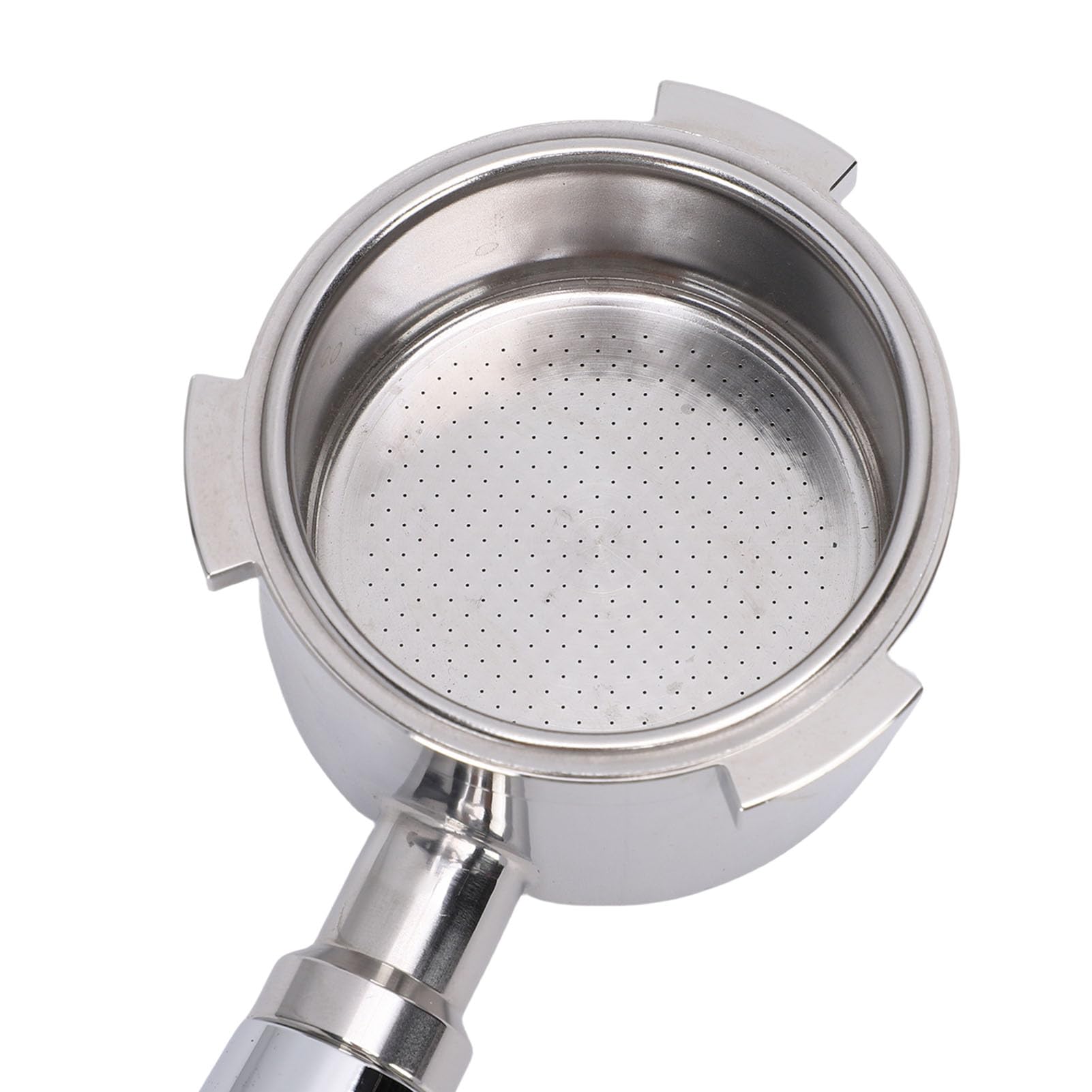 Fdit Portafiltro sin Fondo 51 Mm, Diseño Universal de 3 Orejas con Cesta de