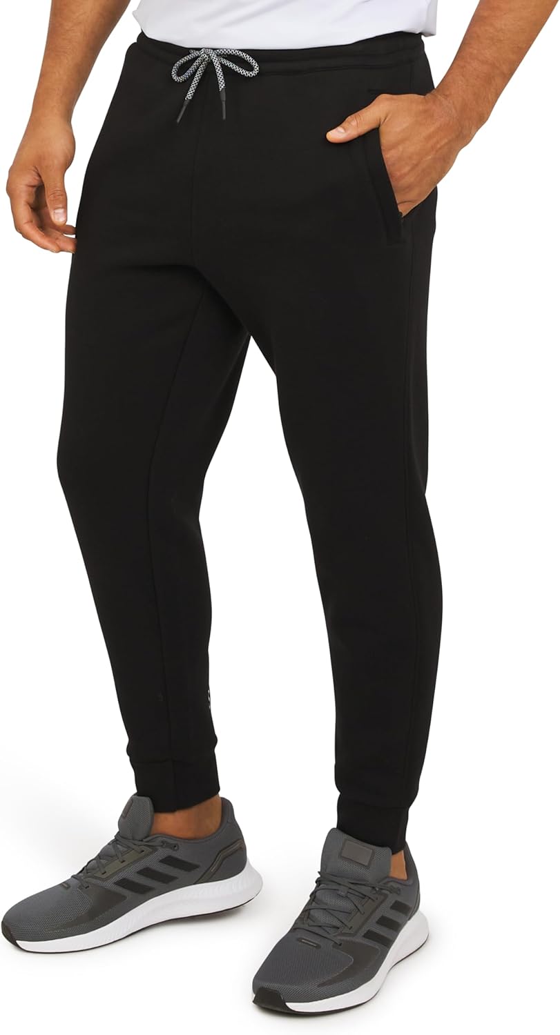 Motion Men's Classic Fit Active Performance Heavyweight Fleece Jogger Pants (S-XL)