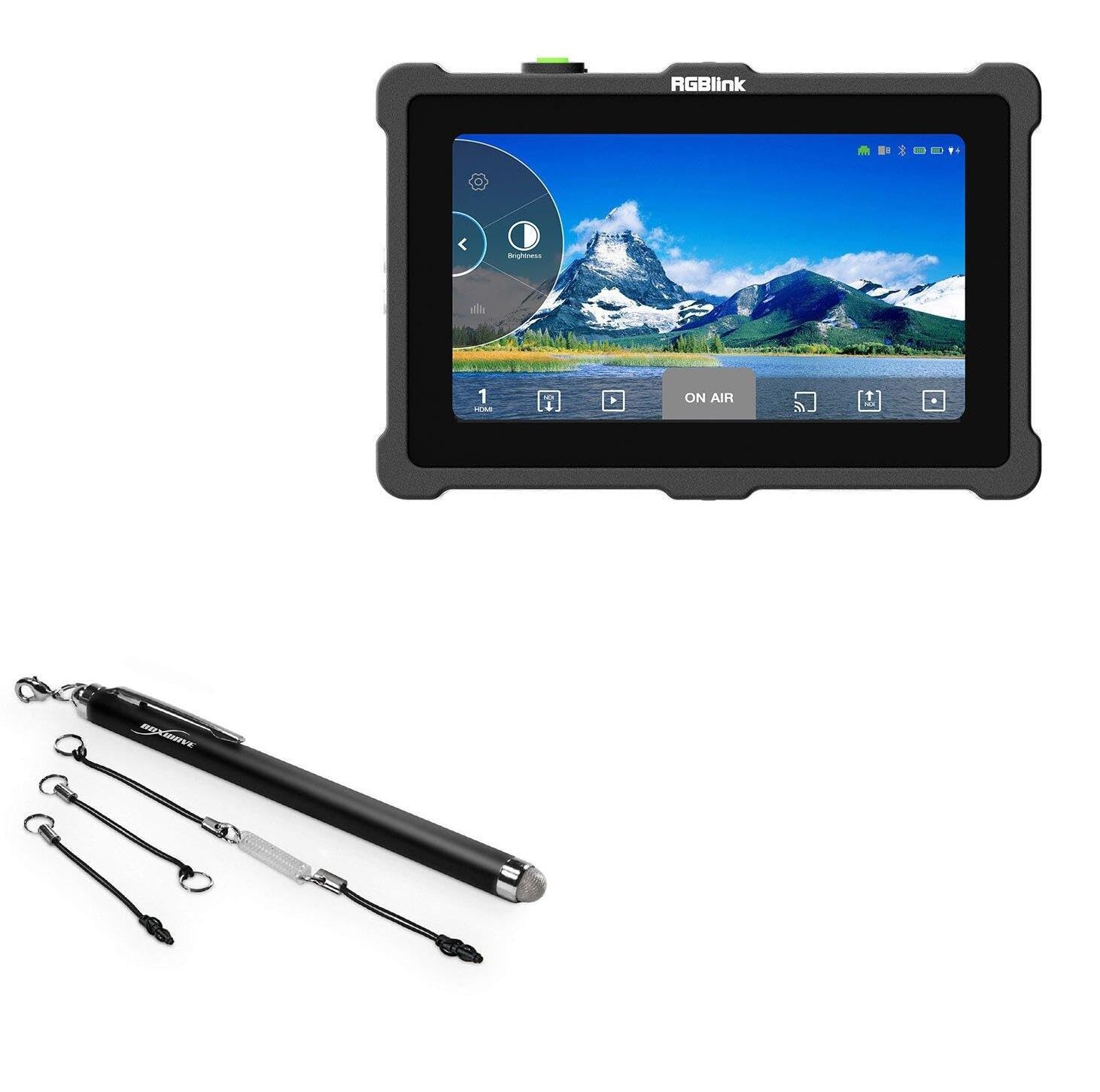 BoxWave Stylus Pen Compatible with RGBlink TAO 1Pro - EverTouch Capacitive Stylus, Fiber Tip Capacitive Stylus Pen - Jet Black