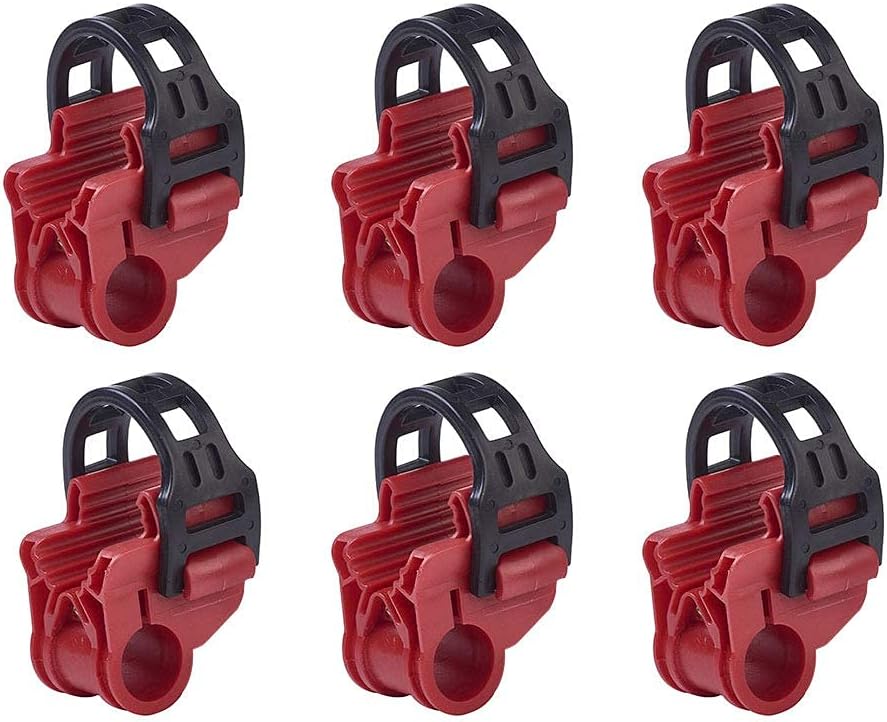 Blueshyhall Car Bicycle Stand SUV Vehicle Trunk Mount Bike Cycling Stand Storage Carrier Spare Hooks, Red and Black