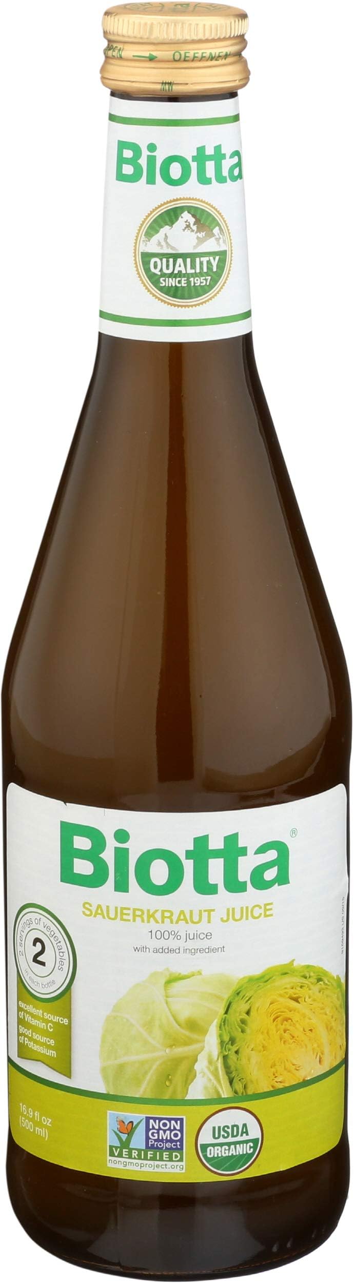 Sauerkraut Juice 16.9 fl Ounce (500 ml) Liquid