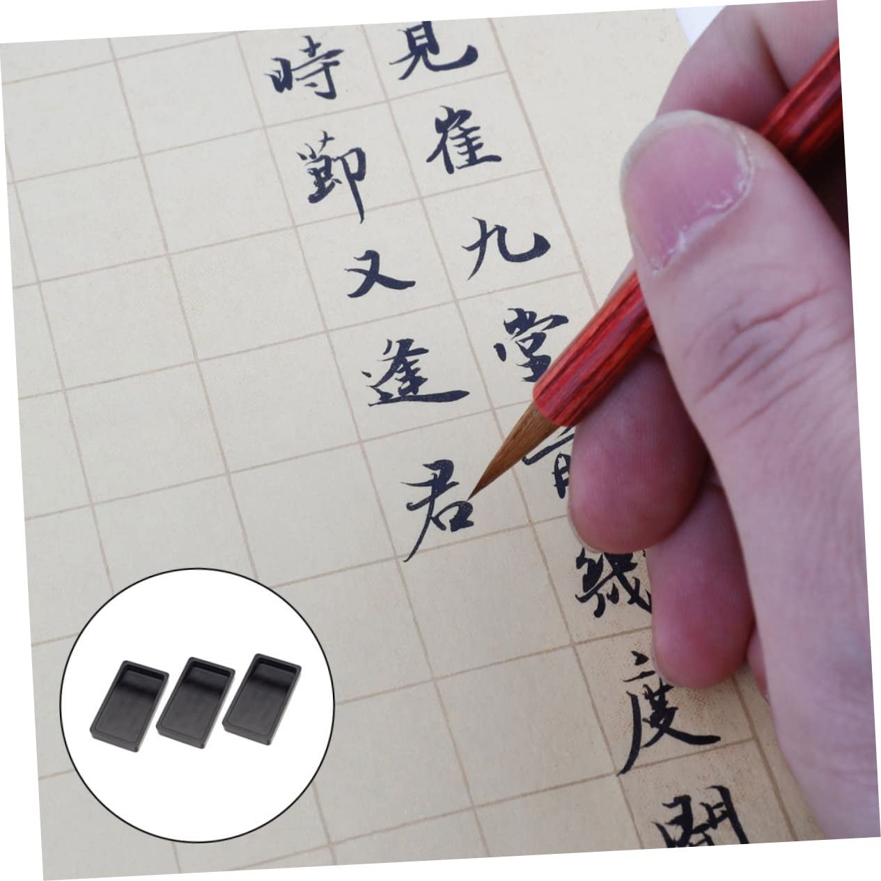 NUOBESTY 15pièces Encre Étudiant Portable Double Face Pratique Pour Et Dessin Noir