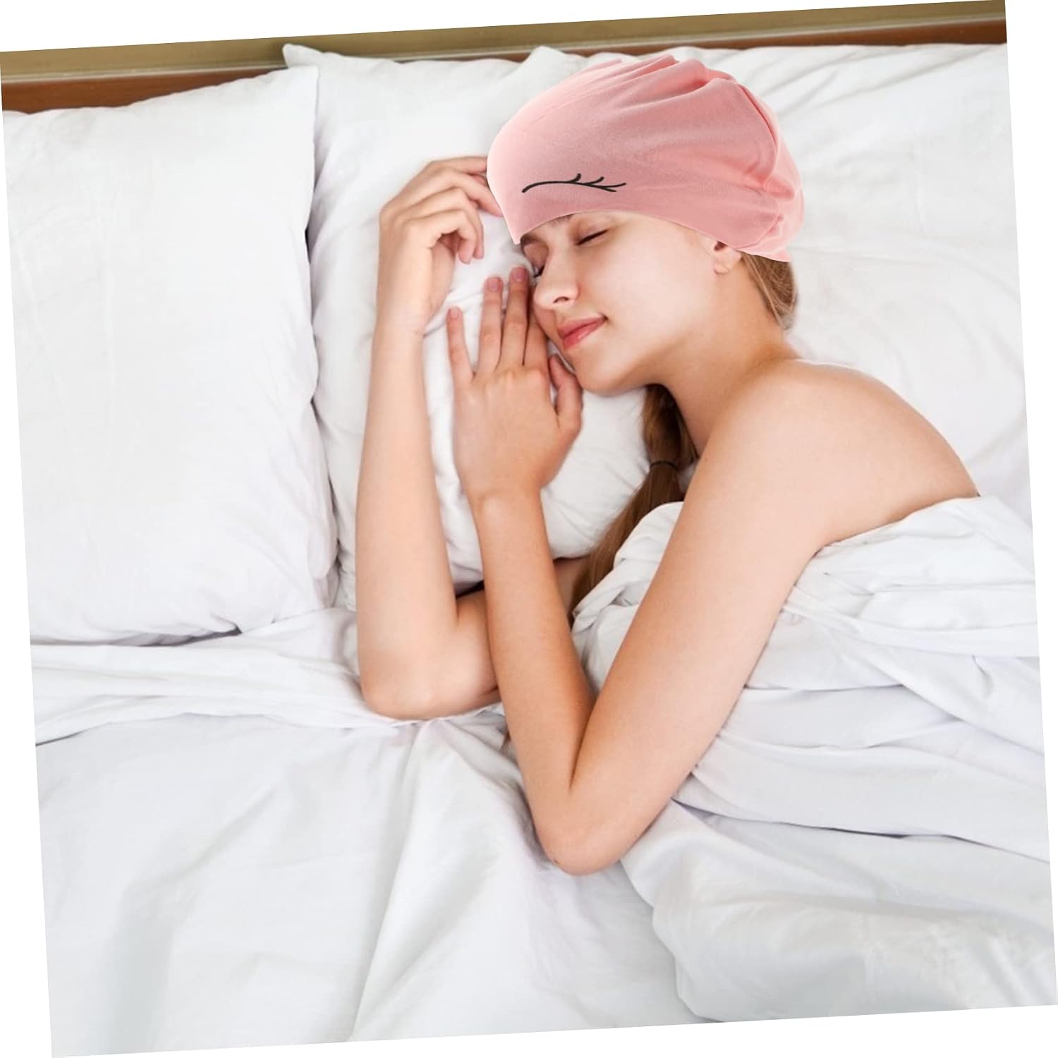 Veemoon 2pcs Cap Postpartum Hat for Pregnant Women Chemo Caps Comfortable Breathable Maternity Turban Style Blue
