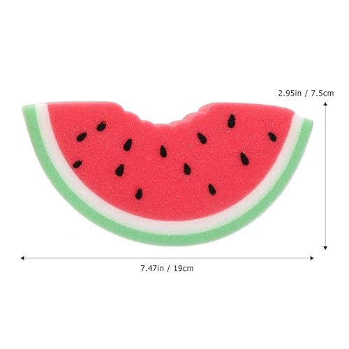 Miniatura 4 de Esponjas de baño de frutas, 4 unidades para niños, lindos fregadores corporales, esponjas de limpieza de ducha para accesorios de baño