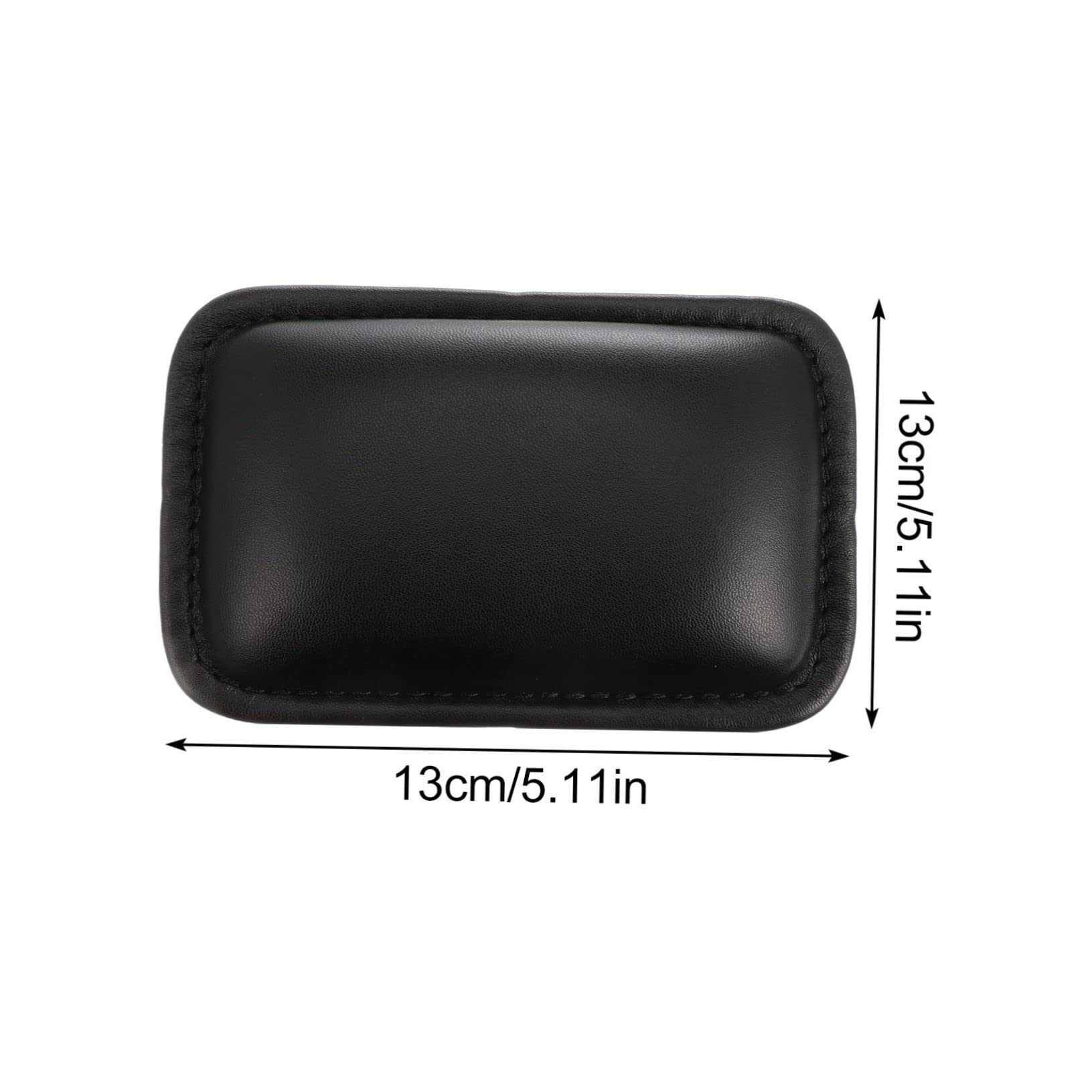 HOMSFOU 3 Ensembles Coussin De Repose Poignet Cuir Pour Clavier Et Souris Lot De Support Érgonomique Pour Éviter Douleurs Poignet Antidérapant Noir 2 Pièces * 3