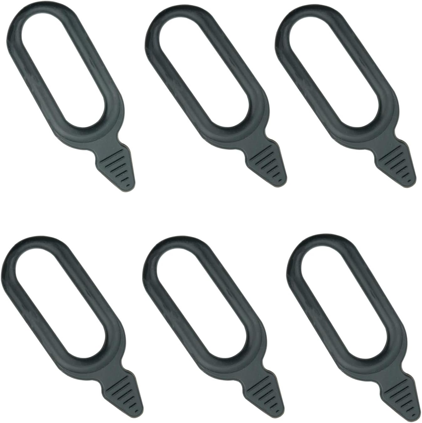 6 Pcs Replacement Rubber Snubber Straps for Graspur ATV Gun and Bow Rack