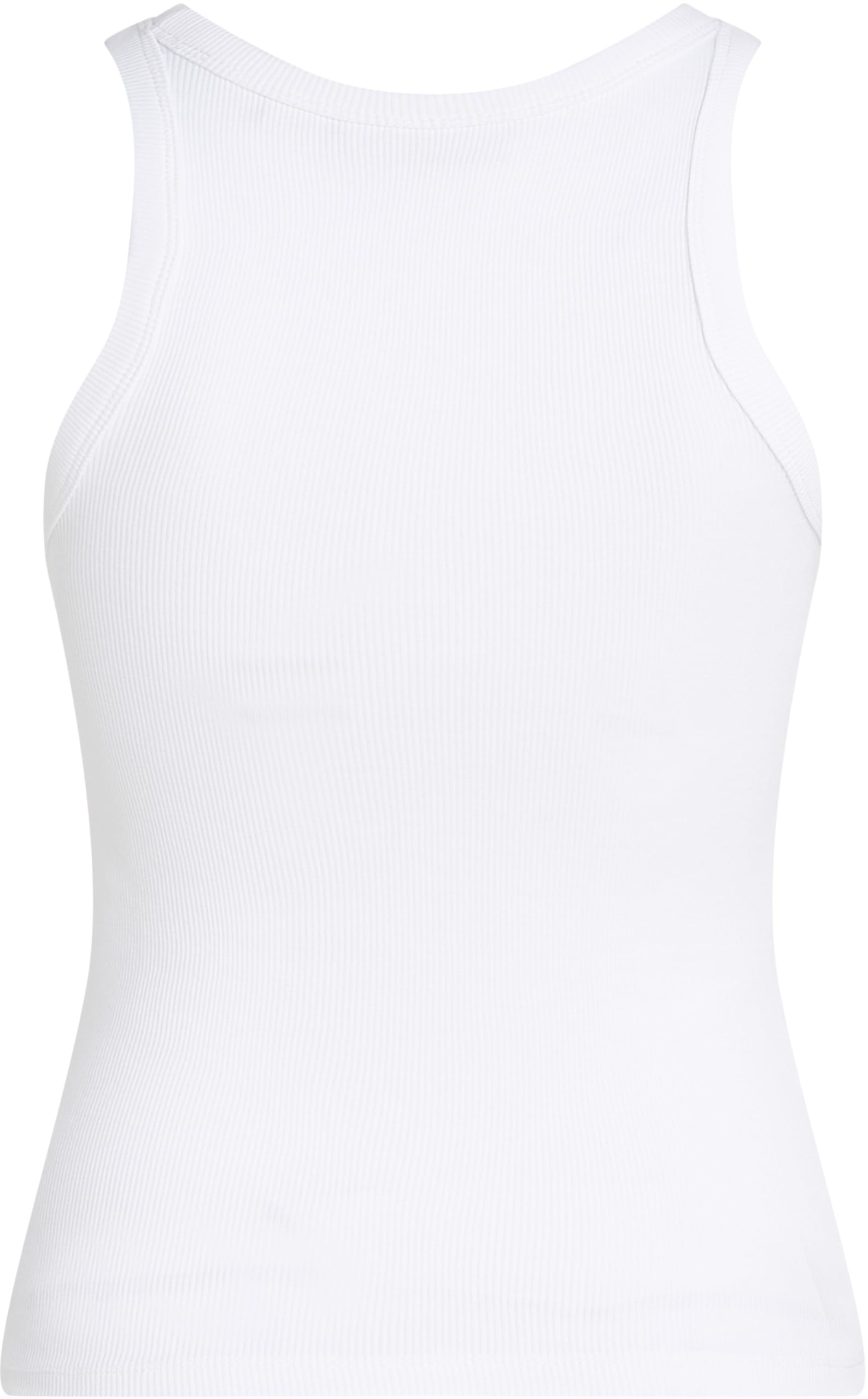 Calvin Klein Damen Tank Top Monologo Rib Skinny Fit