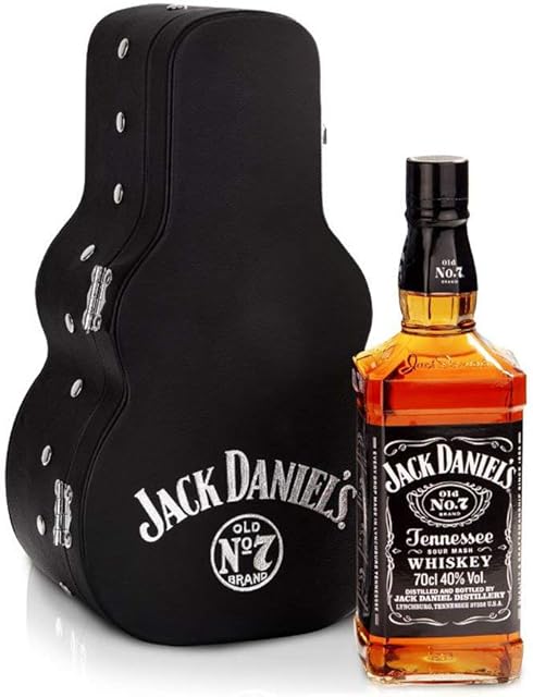 Jack Daniel's Tennessee Whiskey Guitar Case Gift Set, 70 cl