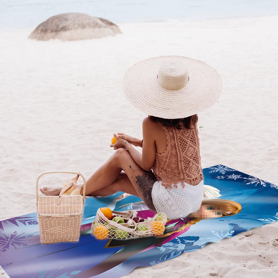 Telo Mare Santoro Ragazza Ape 'Just Bee-Cause' - 100% Cotone, Design Colorato, Perfetto Per Spiaggia E Bagno