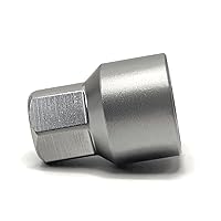 Vista 39 de ABC-67 21Pt Outer Ring 2mm Wheel Locking Nut Key for Porsche VW Toureg Panamera/Cayenne/Macan/Cayman/SUV, Nut Socket Adapter, Anti-Theft Lug Nut