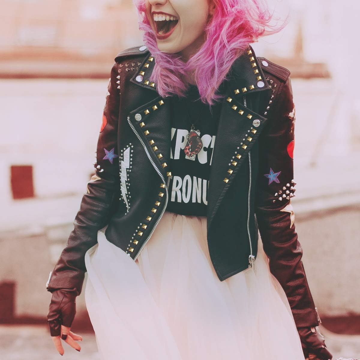 Trimming Shop Pyramid Shaped Nail Head Studs Fixing Hand Tool Durable Craft Essentials for Fabric Decorations, Bag Making, Leathercrafts, DIY Projects (6mm)