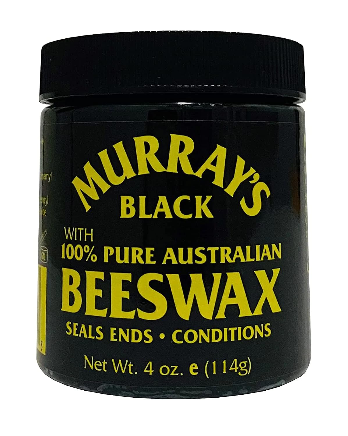 Murrays Black Beeswax 3.5 oz. Jar (Pack of 2)