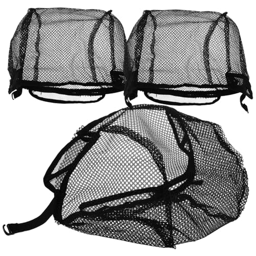 Beavorty 3Pcs Mesh Wig Caps for Women Hairnet for Wig Making Comfortable and Secure Fit Classic Black Design Practical Accessory for Various Hairstyles