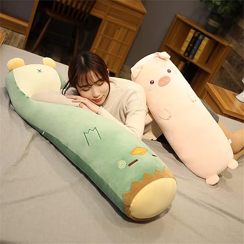 Miniatura 8 de Almohada de cuerpo largo Kawaii Bear  Animal de peluche de 39.3 pulgadas  Suave, comodidad abrazable para adultos y niños para cumpleaños, San