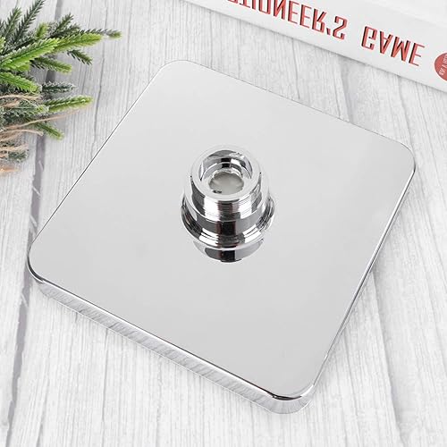 Miniatura 9 de DOITOOL Cabezal de ducha de lluvia que cambia de color, cabezal de ducha de lluvia de 6 pulgadas, rociador de ducha cuadrado LED para baño, ducha,