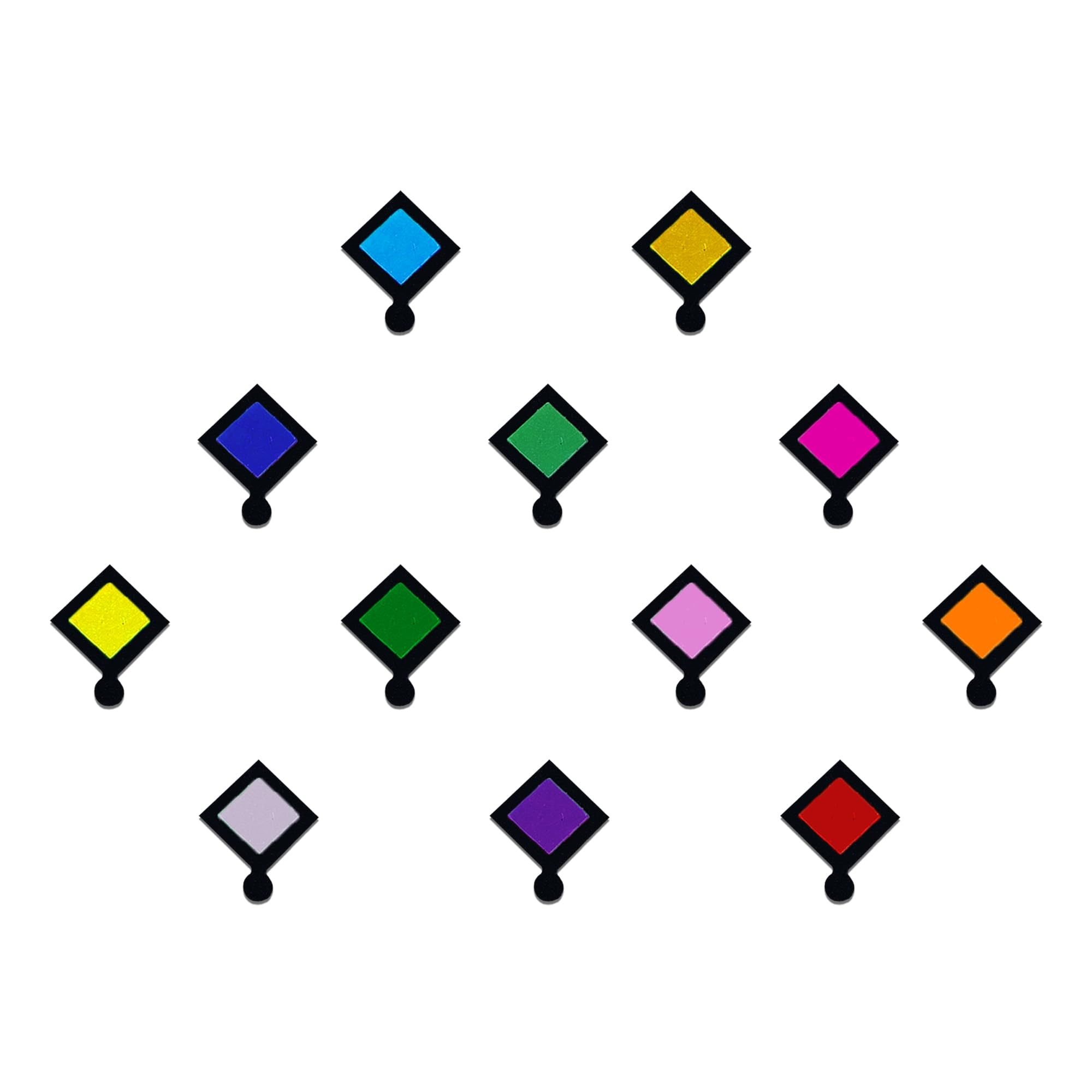Comet Busters Handcrafted Multicolor Square Bindi for Women (5 mm)(BV350)-picture-15