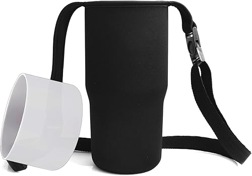 Miniatura 1 de Juego de accesorios 2 en 1 para botella de agua Stanley IceFlow de acero inoxidable de 30 onzas y 20 onzas, bolsa de transporte y funda de silicona