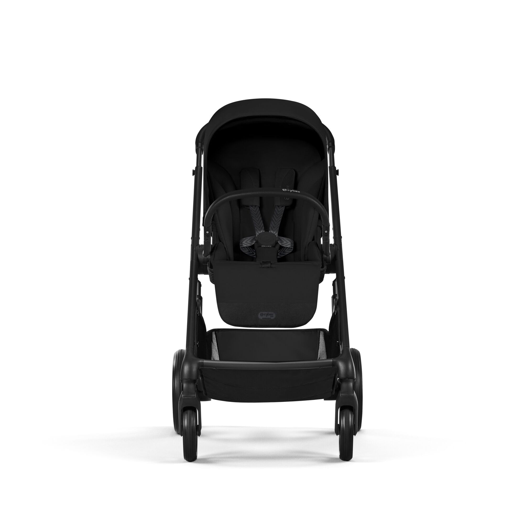 CYBEX Gold Poussette BALIOS S LUX, Moon Black | De la naissance à 4 ans, jusqu'à 22 kg max, système de voyage, position allongée ergonomique, roues tout-terrain