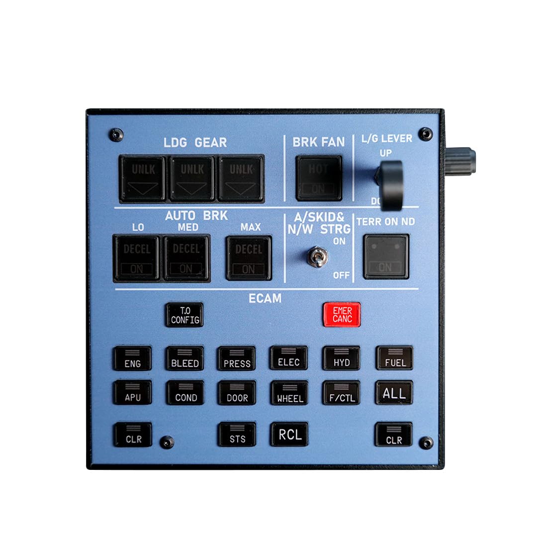 Simulador de vuelo A103 V3.0, escala 1:1, serie A320, panel homecockpit para MSFS 2020/2024 y lona X, compatible con Fenix, PMBG, FBW y NEOV2, simulador de vuelo de Windows cabina doméstica