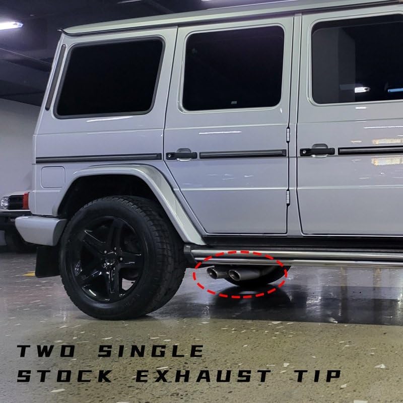 Amazon.co.jp: マフラーカッター 4 ピース/ロット G クラス W463 G500  