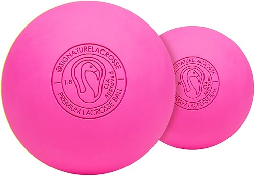 Miniatura 45 de Caja de 120 bolas de lacrosse CLA de alta calidad, color blanco, bolas de lacrosse sin olor químico, herramientas de liberación miofascial, rodillo