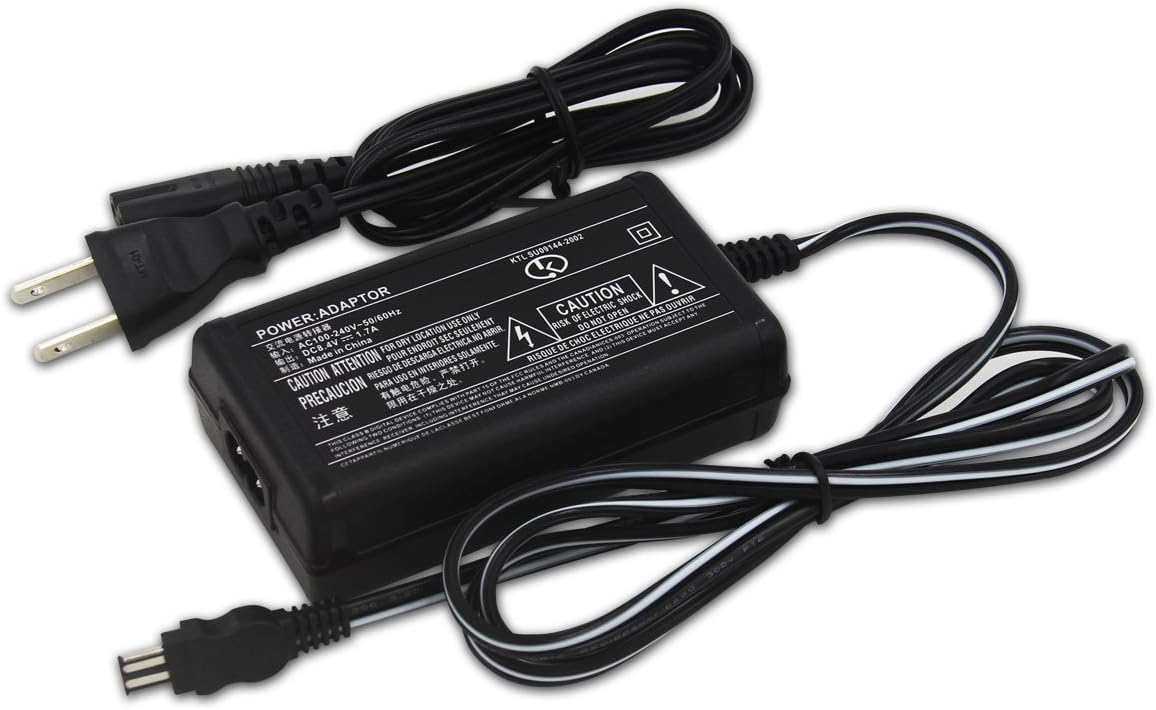 AC Adapter Charger for Sony Mavica MVC-CD350 MVC-CD400 MVC-CD500 Digital Camera