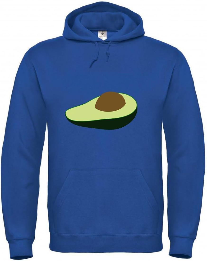 Druckerlebnis24 Hoodie - Avocado- Obst- Reif- Frisch- Schnitt