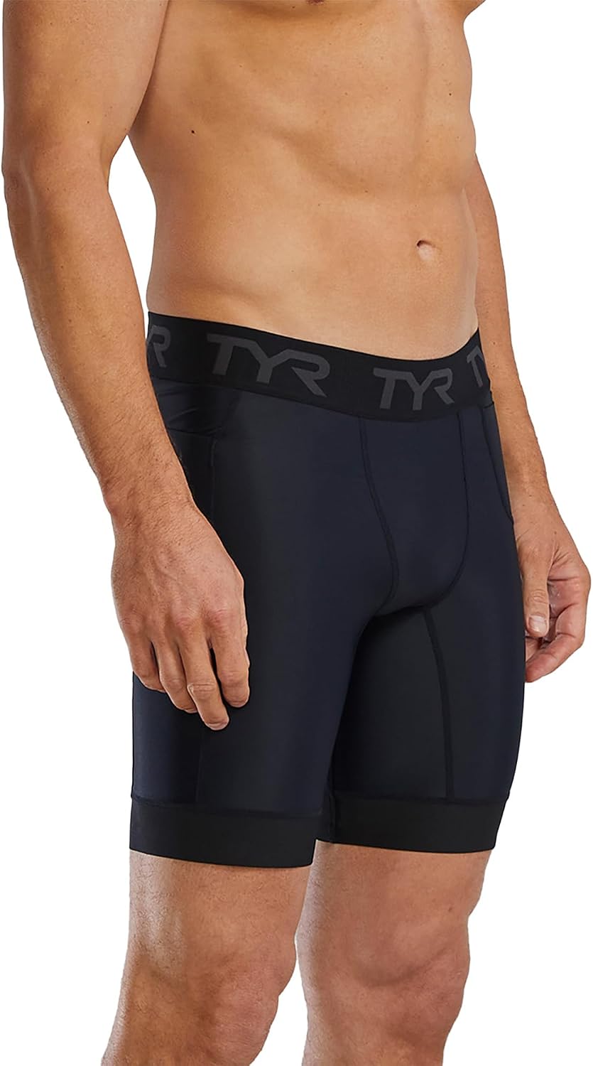 TYR Men's Athletic Performance Workout Compression Short